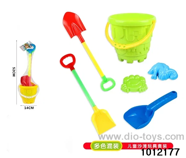 6pcs beach toys in net bag