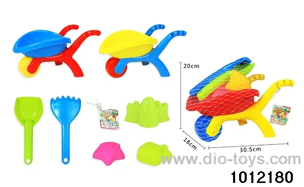 Beach toys car(multi color mixed)in net bag
