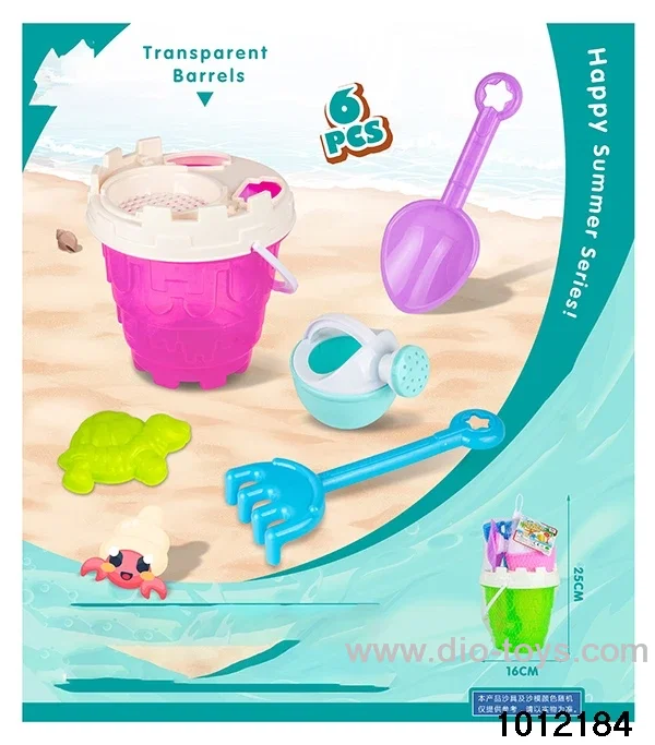 Beach toys in net bag