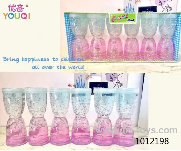crystal mud in 12pcs display box