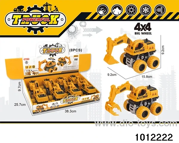 friction car in 8pcs display box