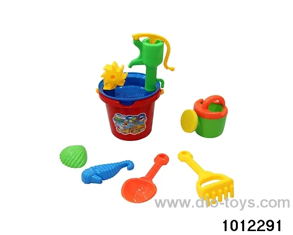 beach toys in Net bag