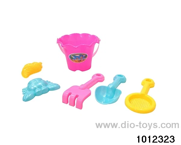 beach toys（6pcs）in Net bag