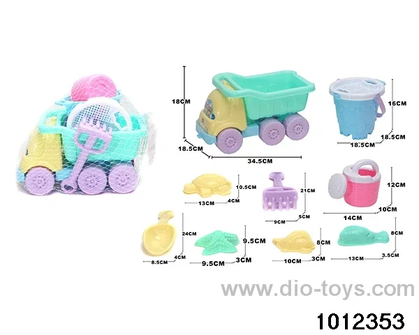 beach toys（10pcs）in Net bag