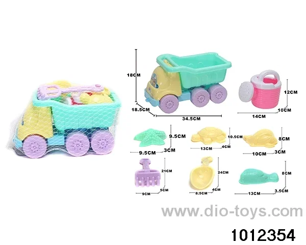 beach toys（8pcs）in Net bag
