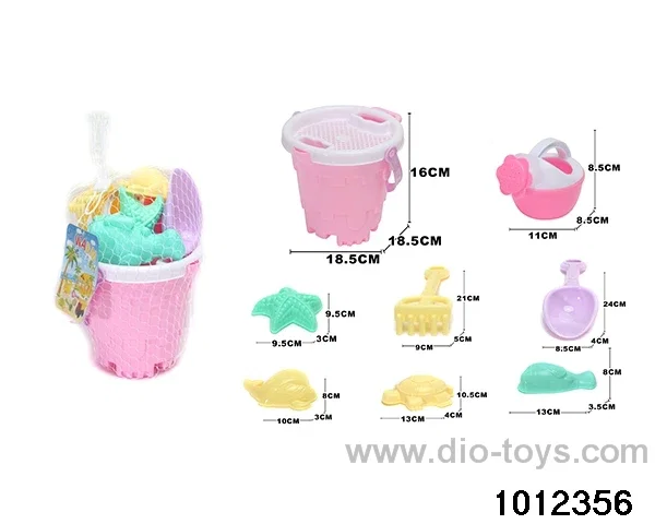 beach toys（9pcs）in Net bag