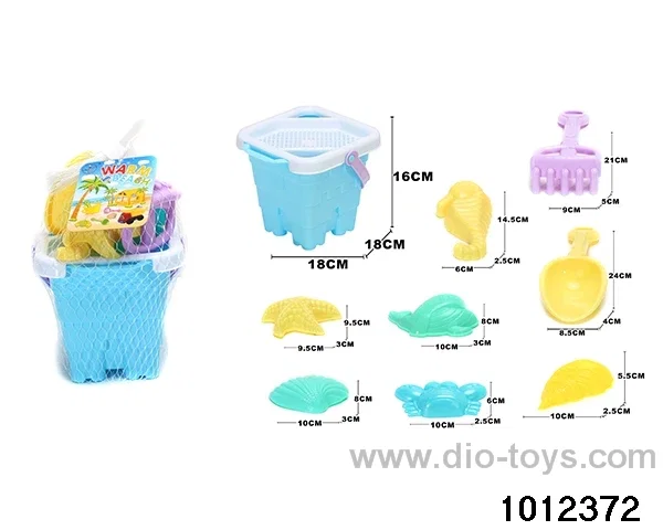 beach toys（10pcs）in Net bag