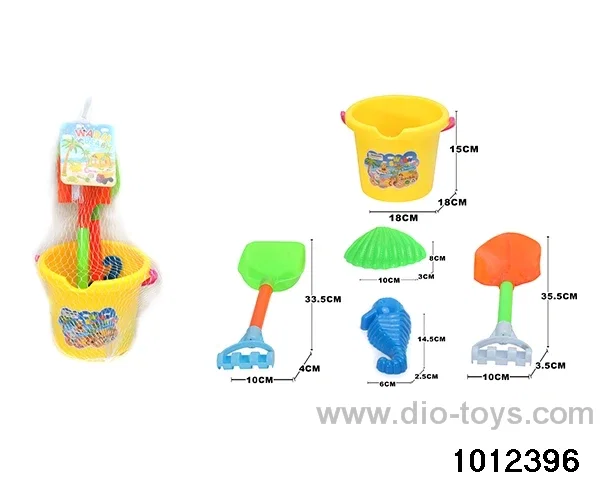 beach toys（5pcs）in Net bag