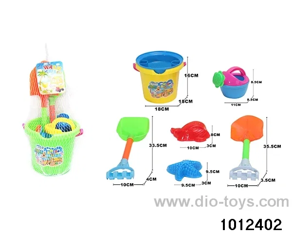 beach toys（7pcs）in Net bag