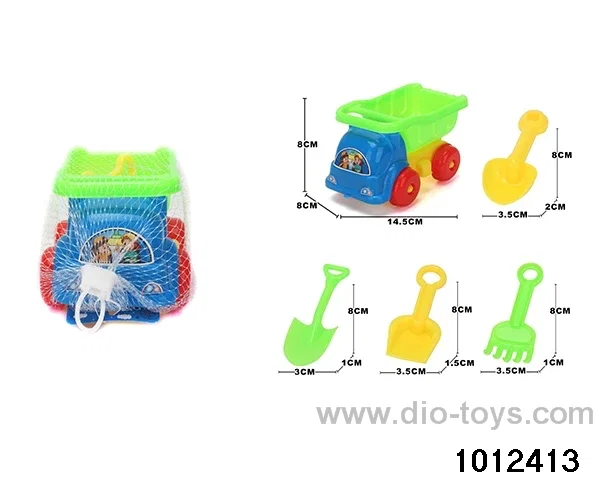 beach toys（5pcs）in Net bag