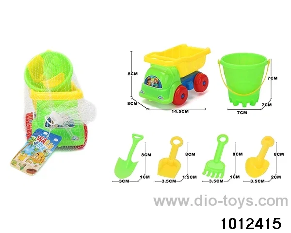 beach toys（6pcs）in Net bag