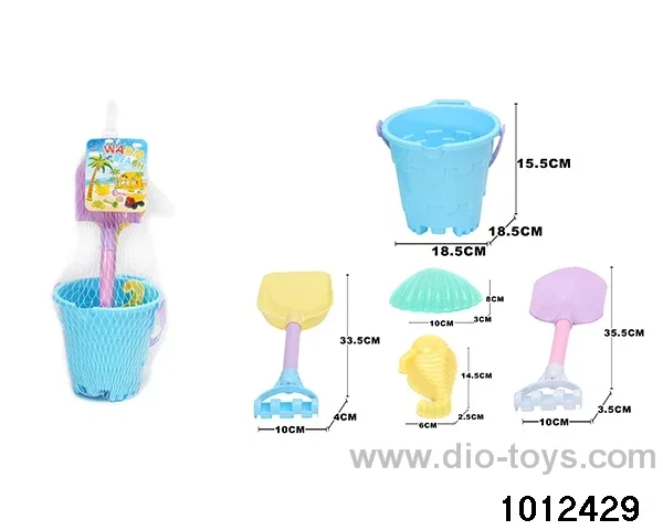 beach toys（5pcs）in Net bag