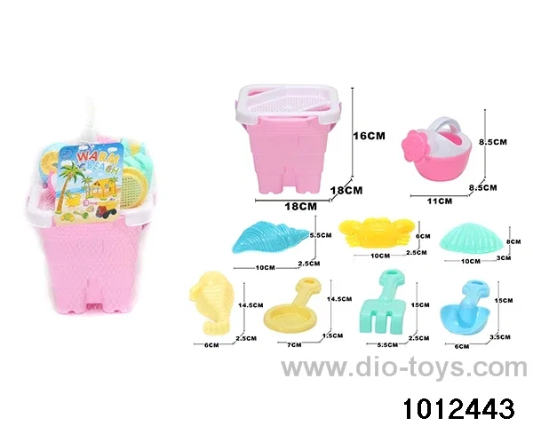 beach toys（10pcs）in Net bag