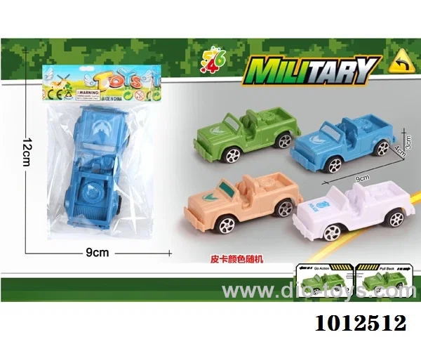 pull back jeep 4 color  mixed loading in opp bag