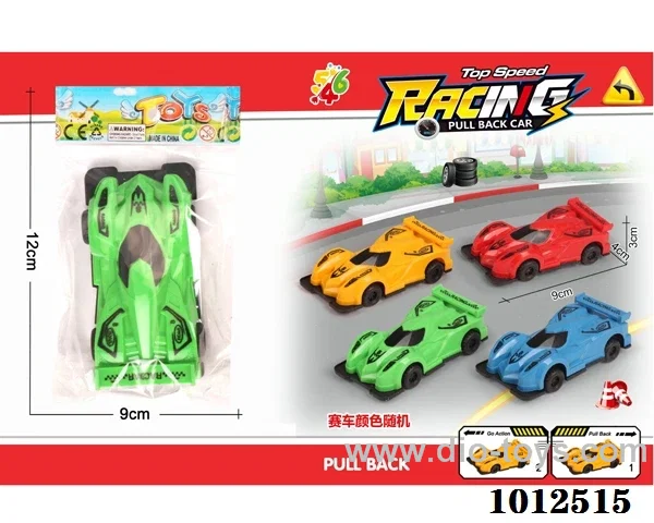4pcs pull back Fighter aircraft 4 color mixed loading in  opp bag