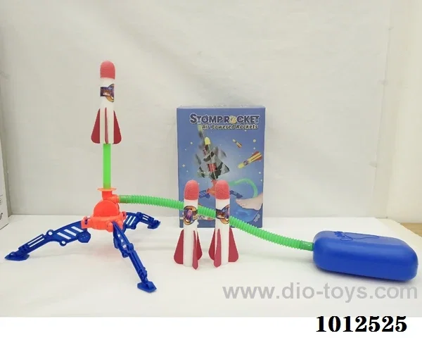 rocket with light in Color box
