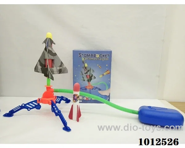 rocket with light in  Color box