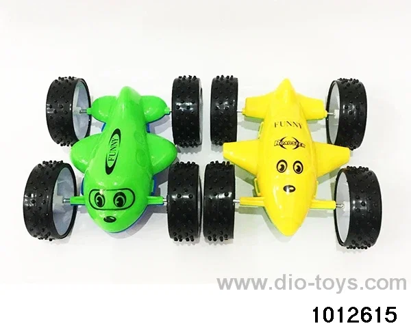 Double sided inertia dump truck in opp bag
