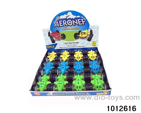 Double sided inertia dump truck in display box