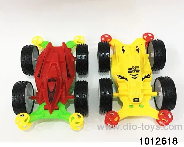 Double sided inertia dump truck in opp bag