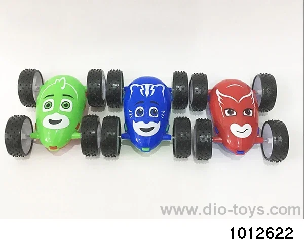 Double sided inertia dump truck in opp bag
