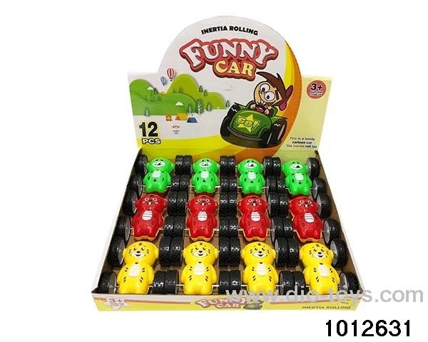 Double sided inertia dump truck in display box