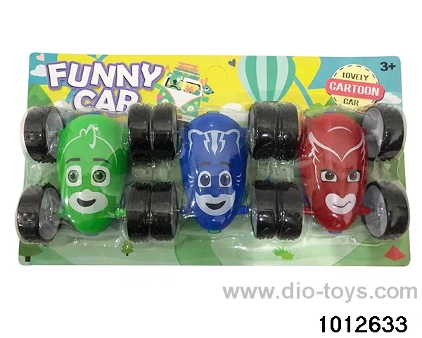 Double sided inertia dump truck in Blister card