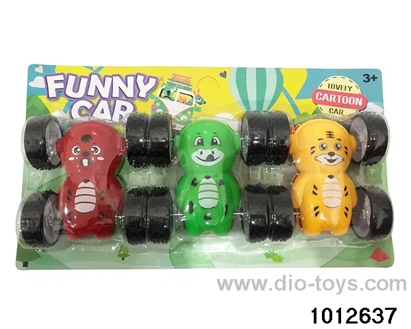 Double sided inertia dump truck in Blister card