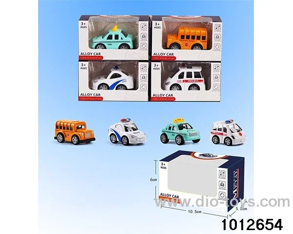 Alloy return car (4 mixed) in window box