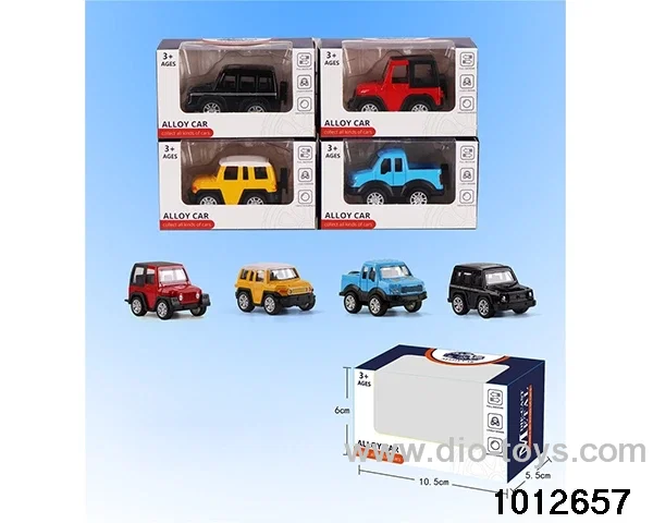 Alloy return car (4 mixed) in window box