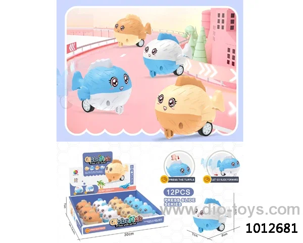 12pcs press slide series 4color mixed loading in display box