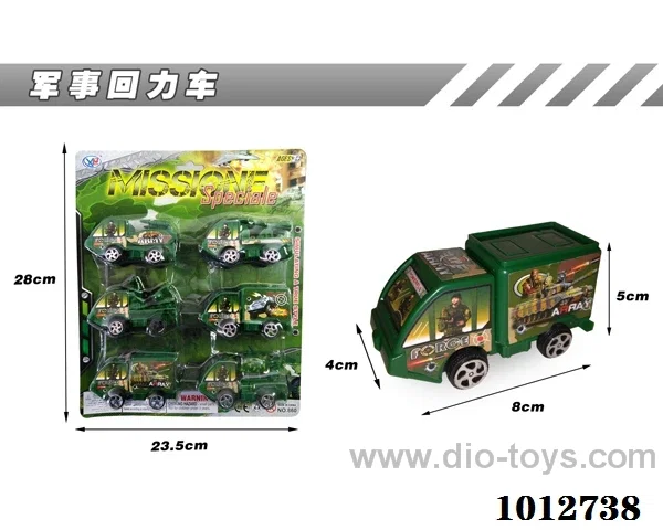 6pcs pull back car in Blister card