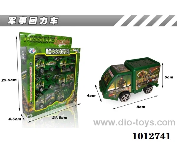 6pcs pull back car in Window box