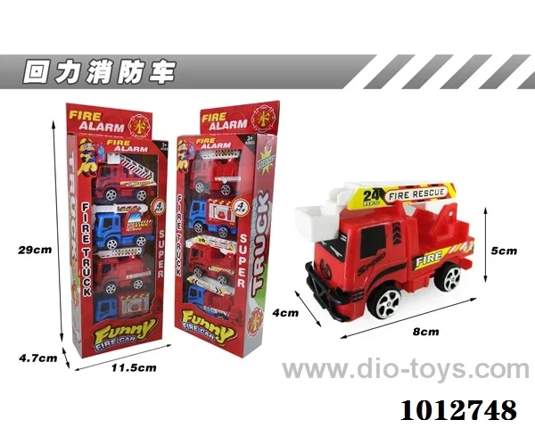 4pcs pull back car set 2sets mixed loading in Window box