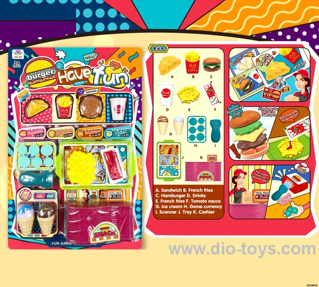 food  set in blister card