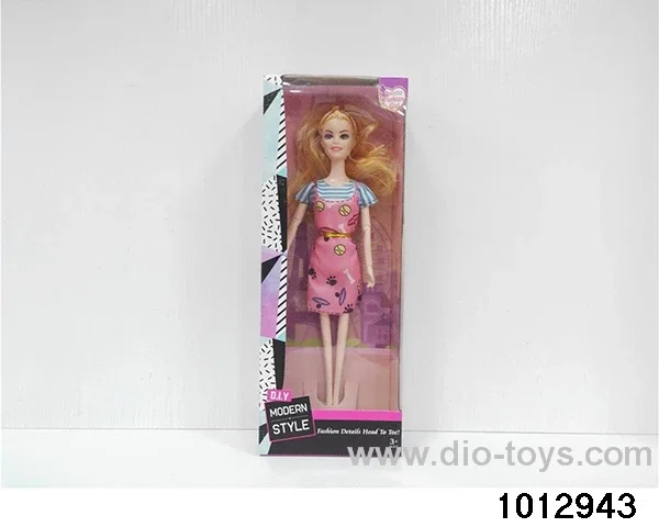11.5-inch solid movable joint fashion Barbie doll in window box