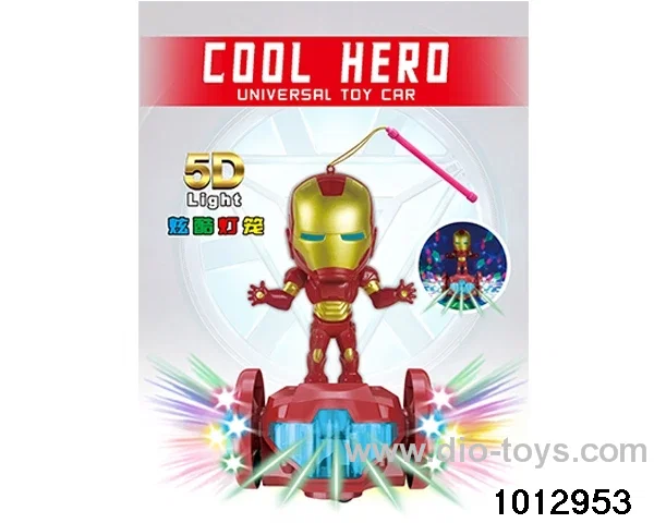 Electric Universal 5D Light Iron Man in color box