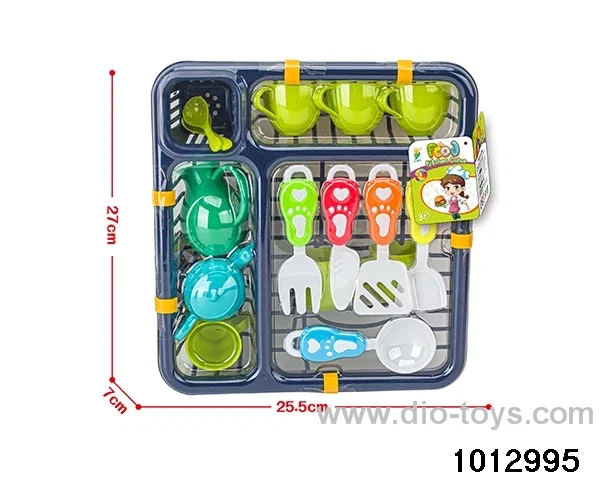 Tea set play house play house kitchen toys in PVC cover