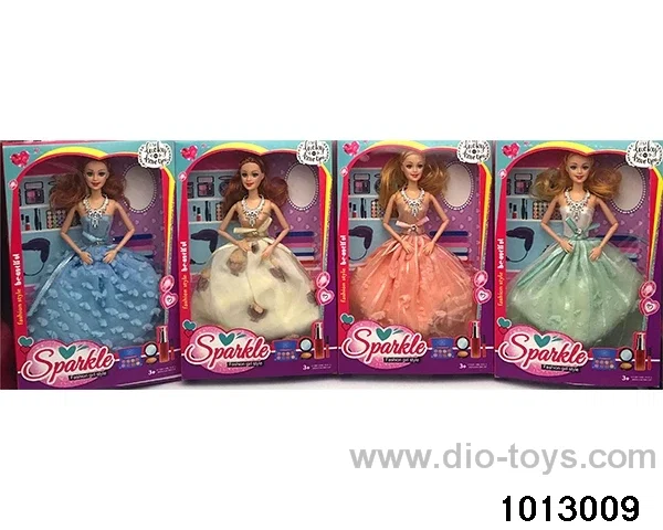 11 inch joint Barbie (girl princess play house toy) in window box