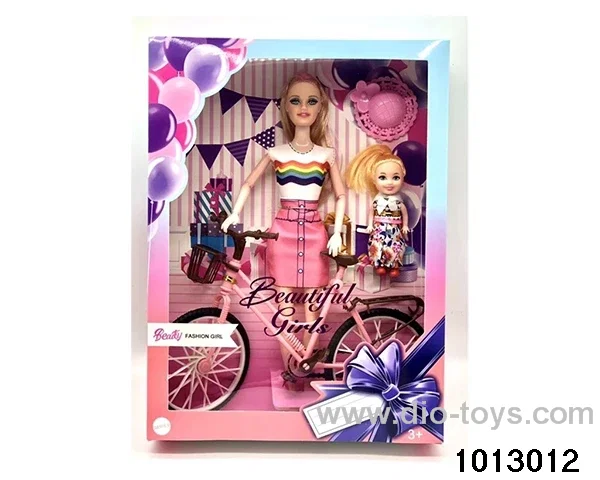 11 inch movable joint body Barbie in window box