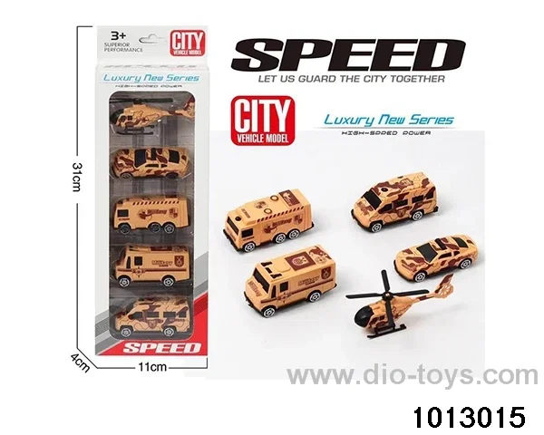 Sliding AB material boxed desert color rescue_x000D_
Car 5 cars rescue car helicopter in window box