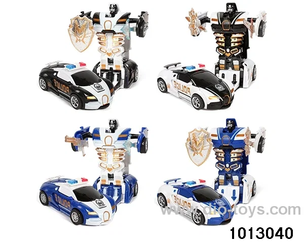 Collision deformation car_x000D_
Buga police car style] in opp bag