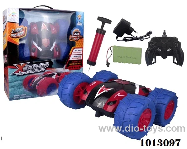 2.4G Four-wheel drive amphibious RC car 2color mixed loading in window box