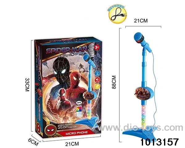 MICROPHONE WITH LIGHT IN COLOR BOX