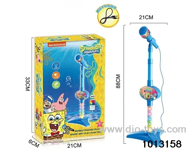MICROPHONE WITH LIGHT IN COLOR BOX