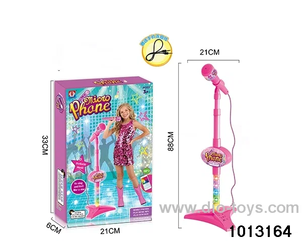 MICROPHONE WITH LIGHT IN COLOR BOX