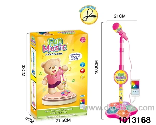 MICROPHONE WITH 5 LIGHT IN COLOR BOX
