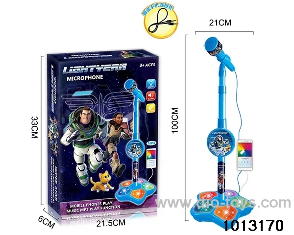MICROPHONE WITH 5 LIGHT IN COLOR BOX