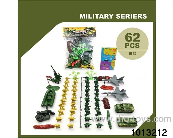 Military suit in PVC bag