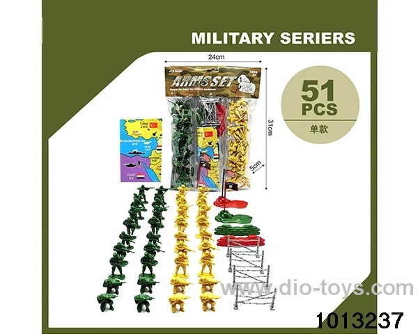 Military suit in PVC bag